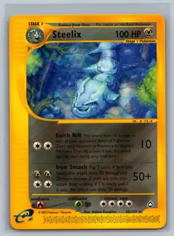 Pokemon TCG Steelix #35/147 Rare READ CCG Aquapolis - Image 1