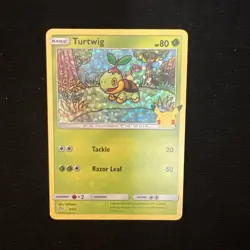 Pokemon Tcg Turtwig 4/25 Confetti Holo McDonald's Promos - Image 1