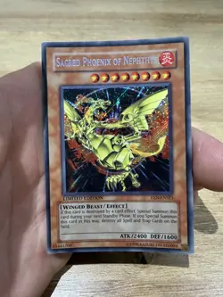 Sacred Phoenix Of Nephthys - Secret Rare Limited Edition EEN-ENSE3 - LP - YuGiOh - Image 1