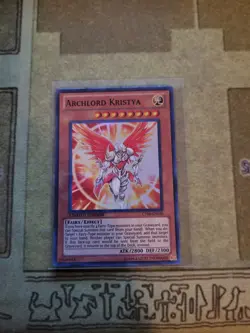 YUGIOH ARCHLORD KRISTYA CT08-EN010 SUPER LIMITED ED NM - Image 1