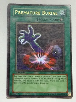 Yu-Gi-Oh! Premature Burial PSV-037 1st Edition Ultra Rare Englisch Goat Format - Image 4