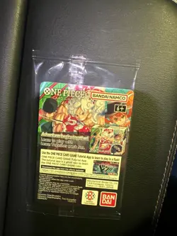 One Piece Monkey D. Luffy US College Basketball Promo Card RUTGERS - Image 2