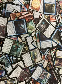 2.5LB Lot of Various Assorted Magic the Gathering Cards TCG in Collectible Box - Image 2