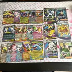 Pokemon TCG Card Lot Ex and Ultra rare - Mega Evolution - 22 Cards - NEAR MINT - Image 1