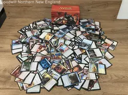 2.5LB Lot of Various Assorted Magic the Gathering Cards TCG in Collectible Box - Image 1