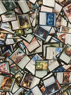 2.5LB Lot of Various Assorted Magic the Gathering Cards TCG in Collectible Box - Image 2