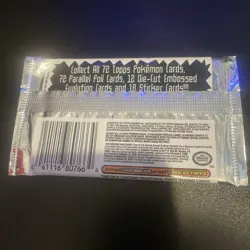 Topps Pokemon THE FIRST MOVIE Booster Pack 9 Cards Foil Black Logo Sealed NEW - Image 2