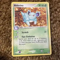 Pokemon EX Fire Red & Leaf Green 40/112 Nidorina Card Non Holo - Image 1