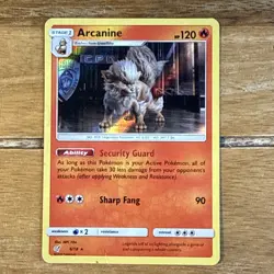 Pokemon Card Arcanine 6/18 Detective Pikachu Holo Rare - Image 1