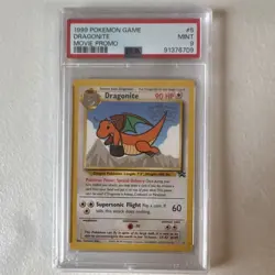 Pokemon Dragonite Movie Promo 05/53 Wotc Promo 1999 PSA 9 Regular Card - Image 1