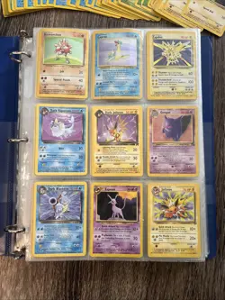 Large Vintage Pokemon Cards All Vintage From Different Sets. Binder And Shoebox. - Image 2