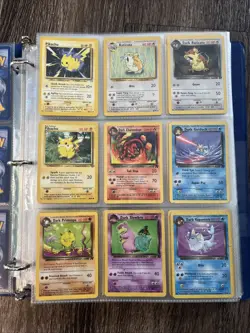 Large Vintage Pokemon Cards All Vintage From Different Sets. Binder And Shoebox. - Image 4