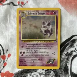 Pokemon TCG Sabrina's Gengar Gym Heroes Holo Rare Card 014/132 Unlimited - Image 1