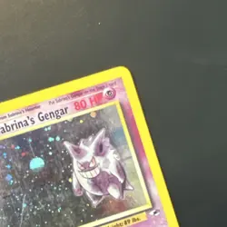 Pokemon TCG Sabrina's Gengar Gym Heroes Holo Rare Card 014/132 Unlimited - Image 3
