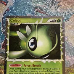 Pokemon TCG Celebi Prime Triumphant Holo Card 92/102 - Image 5