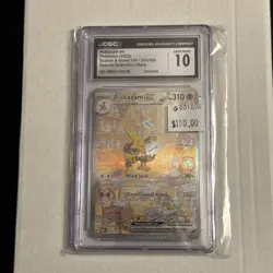 Alakazam ex #201/165 Scarlet & Violet 151 SIR Pokemon Card. G001096 - Image 1