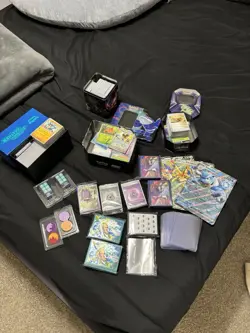 Bulk Pokemon TCG Cards With Sleeves And Top Loaders & More!!! - Image 1