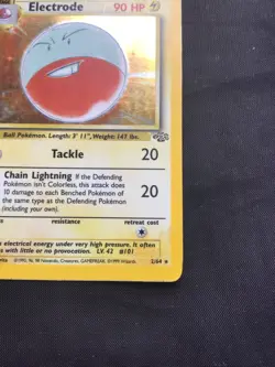 Pokemon Cards: Jungle 1st Edition Rare Holo: Electrode 2/64 - Image 5