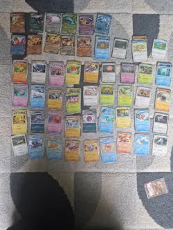 151 Complete Set Cards 1-165 Includes, Commons, Uncommons,Holo, EX (missing Mew) - Image 1