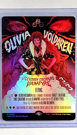2025 MTG Magic the Gathering Innistrad Remastered Foil #490 Olivia Voldaren LP - Image 1