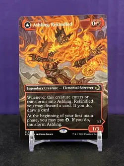 MTG Ashling, Rekindled Ashling, Rimebound Borderless Lorwyn Eclipsed 290 NM/M - Image 1
