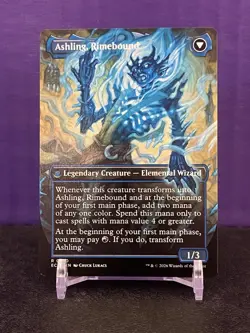 MTG Ashling, Rekindled Ashling, Rimebound Borderless Lorwyn Eclipsed 290 NM/M - Image 2