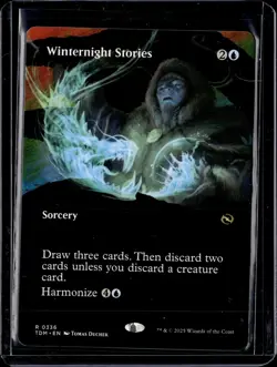 Winternight Stories (Borderless) - 336 - TDM - NM - MTG Magic the Gathering - Image 1
