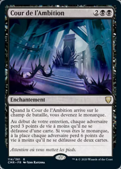 mtg magic court of ambition FRENCH fr vf cour de l'ambition - Image 1