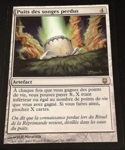 X 1 Puits des songes perdus / Well of Lost Dreams FR Played Darksteel magic mtg - Image 1
