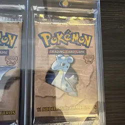 Pokemon (WOC06071) Fossil Booster Packs All 3 - Complete Art Set unweighed - Image 4