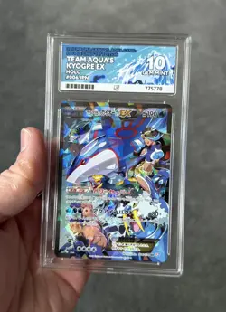 Pokemon Team Aqua’s Kyogre EX 006/034 Double Crisis ACE 10 - Image 3