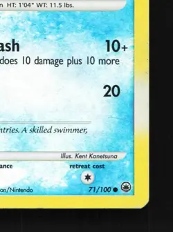 Piplup 71/100 MP Majestic Dawn English Pokemon Card TCG - Image 3