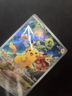 Pokemon TCG Pikachu SVP 027 Scarlet & Violet Black Star Promo LP - Image 3