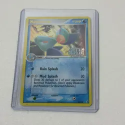 Pokemon TCG Marshtomp Reverse Holo EX Crystal Guardians 24/100 2006 Stage 1 - Image 1