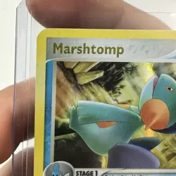 Pokemon TCG Marshtomp Reverse Holo EX Crystal Guardians 24/100 2006 Stage 1 - Image 2