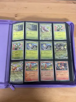 POKEMON PALDEAN FATES MASTER SET 100% COMPLETE WITH PROMO & BINDER - Image 2