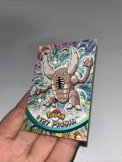 2000 Topps Pokemon TV Animation Edition Series 3 Non Holo #127 Pinsir - Image 3