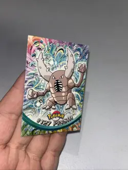2000 Topps Pokemon TV Animation Edition Series 3 Non Holo #127 Pinsir - Image 4