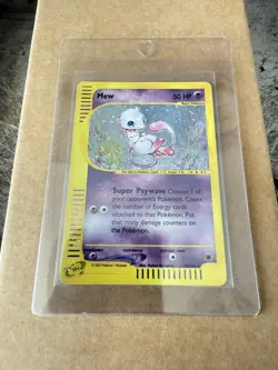 Pokemon Mew Holo Rare Expedition Base Set 19/165 SWIRL - Image 2
