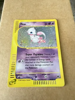 Pokemon Mew Holo Rare Expedition Base Set 19/165 SWIRL - Image 4