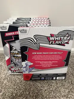 Pokemon White Flare (SV10.5) BINDER COLLECTION 5 BOX LOT! FACTORY SEALED - Image 2