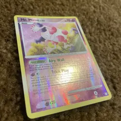 Mr. Mime Mysterious Treasures Rare,Reverse Holo Pokemon Lightly played - Image 2