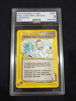 PROFESSOR ELM'S TRAINING METHOD 148/165 UNCOMMON EXPEDITION POKEMON AGS MINT 9 - Image 1