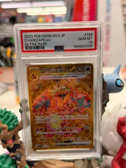 2023 POKEMON JPN SV3-RULER OF THE BLACK FLAME ULTRA RARE CHARIZARD EX PSA 10 - Image 1