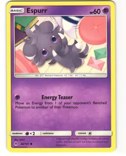 Espurr Common Pokemon TCG Forbidden Light 44/131 LP - Image 1