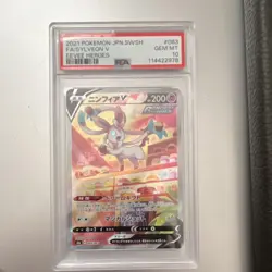 Pokemon Sylveon V 083/069 S6a: Eevee Heroes Holo 2021 Japanese PSA 10 - Image 1