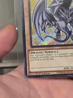 Blue-Eyes White Dragon 1ST Edition Secret Rare (CHIBI) BLMM-EN001 YUGIOH! TCG NM - Image 5