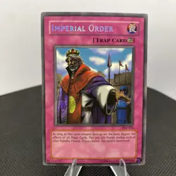 Yugioh Imperial Order PSV-104 Secret Rare NM/EX - Image 1