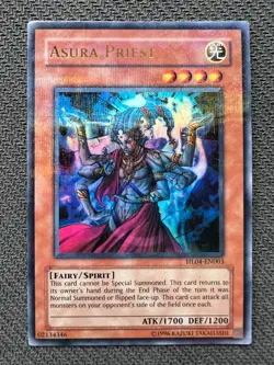 Yugioh Asura Priest Unlimited Edition Ultra Rare HL04-EN003 MP - Image 1