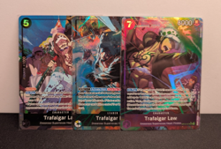 One Piece CCG Trafalgar Law Alt Art / Full Art Character Lot of Trading Cards - Image 1